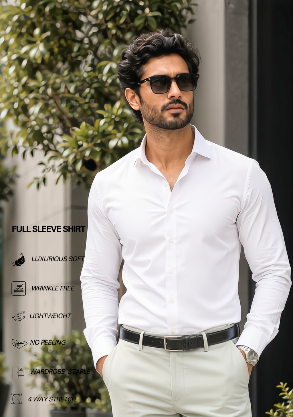 Premium Combo - White Shirt + Sea Green Pant - Set Of 2