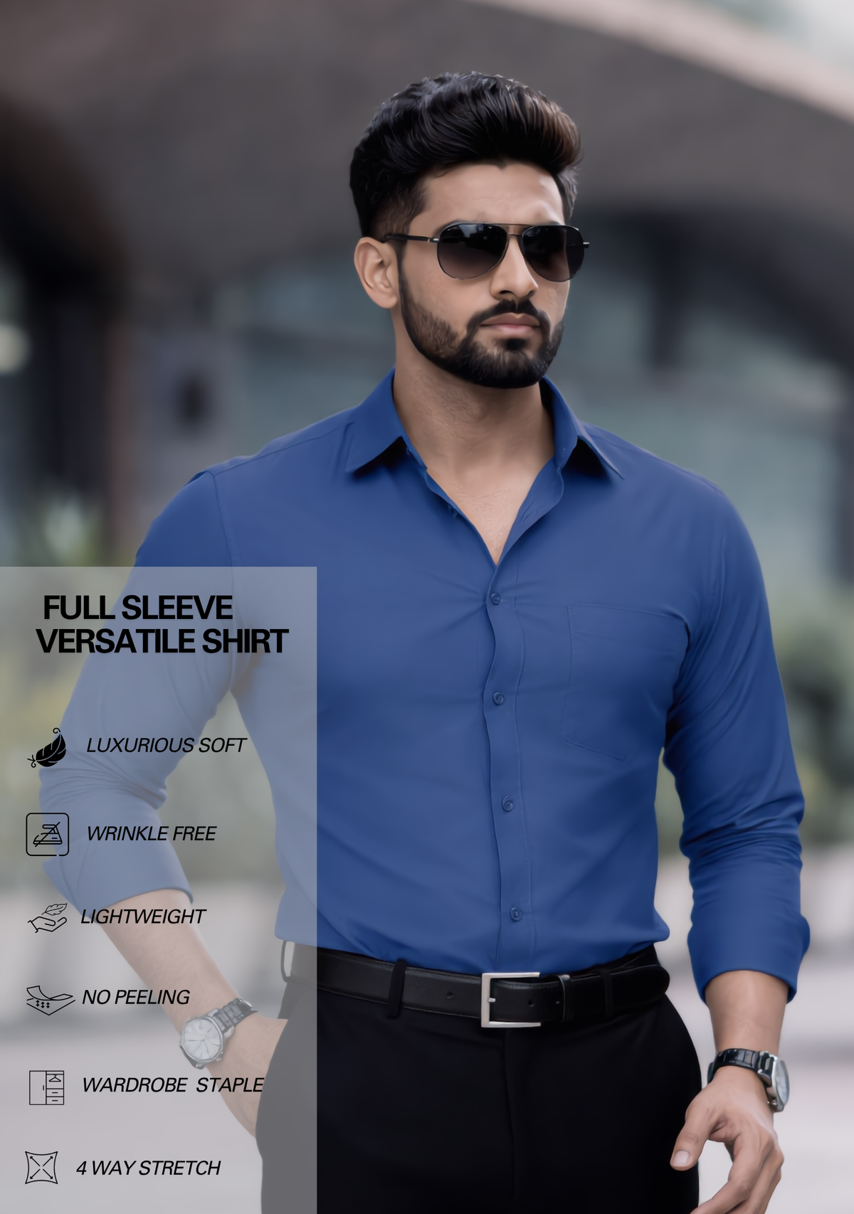 Premium Combo - Dark Grey Shirt + Black Pant - Set Of 2