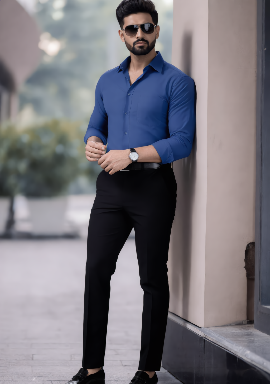 Premium Combo - Dark Grey Shirt + Black Pant - Set Of 2